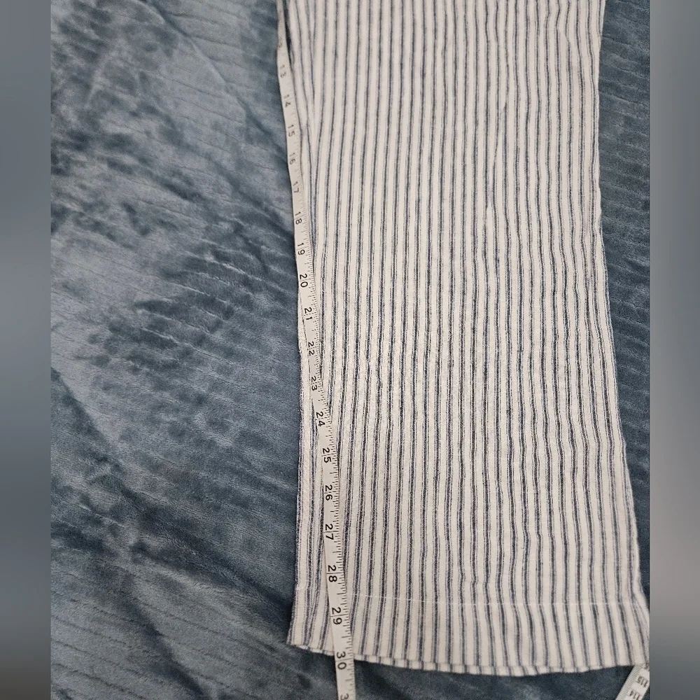 Womens Pinstriped Laundry By Shelli Segal Wide Leg Pants!